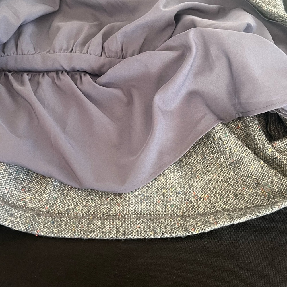 HALOGEN- WOMENS PENCIL SKIRT WITH RUFFLE GRAY SIZE 12 NWT - Picture 5 of 11